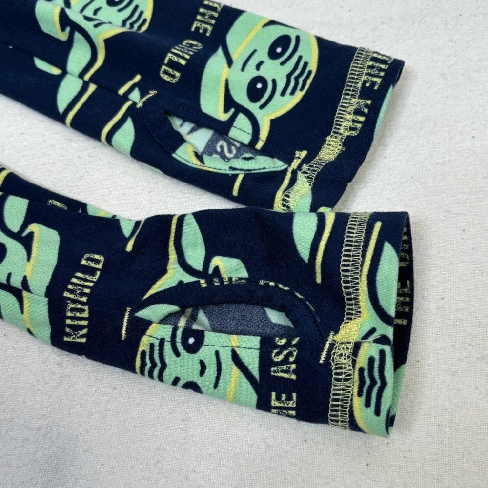 Boys Mandalorian Pajamas Climate Right CuddlDuds Size Large Pants‎ & Long Sleeve